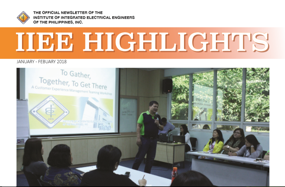 IIEE HIGHLIGHT OFFICIAL IIEE NEWSLETTER JAN-FEB 2018 ISSUE