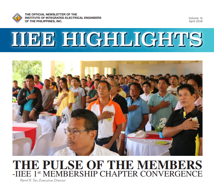 APRIL 2018 IIEE HIGHLIGHTS ISSUE