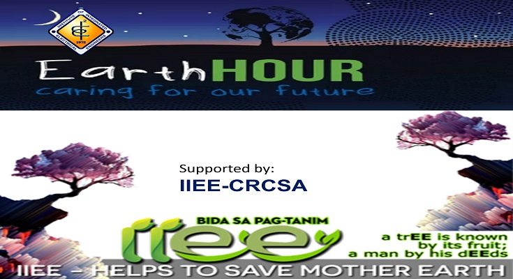 IIEE-CRCSA Enjoins Everyone for the 2019 Earth Hour Celebration