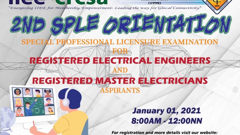 2nd SPLE Orientation