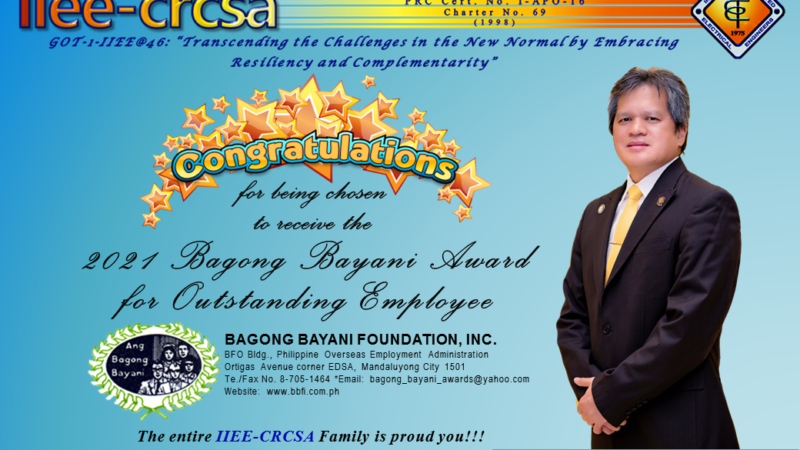 Bagong Bayani Awardee