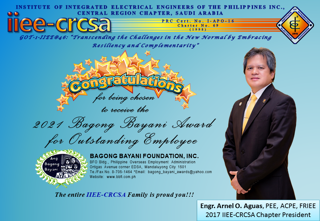 Bagong Bayani Awardee