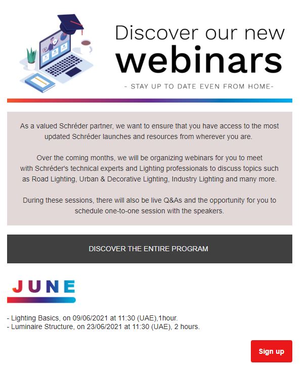 Schreder Lighting Global Seminar