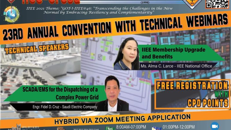 23rd Annual Chapter Convention with Technical Webinars