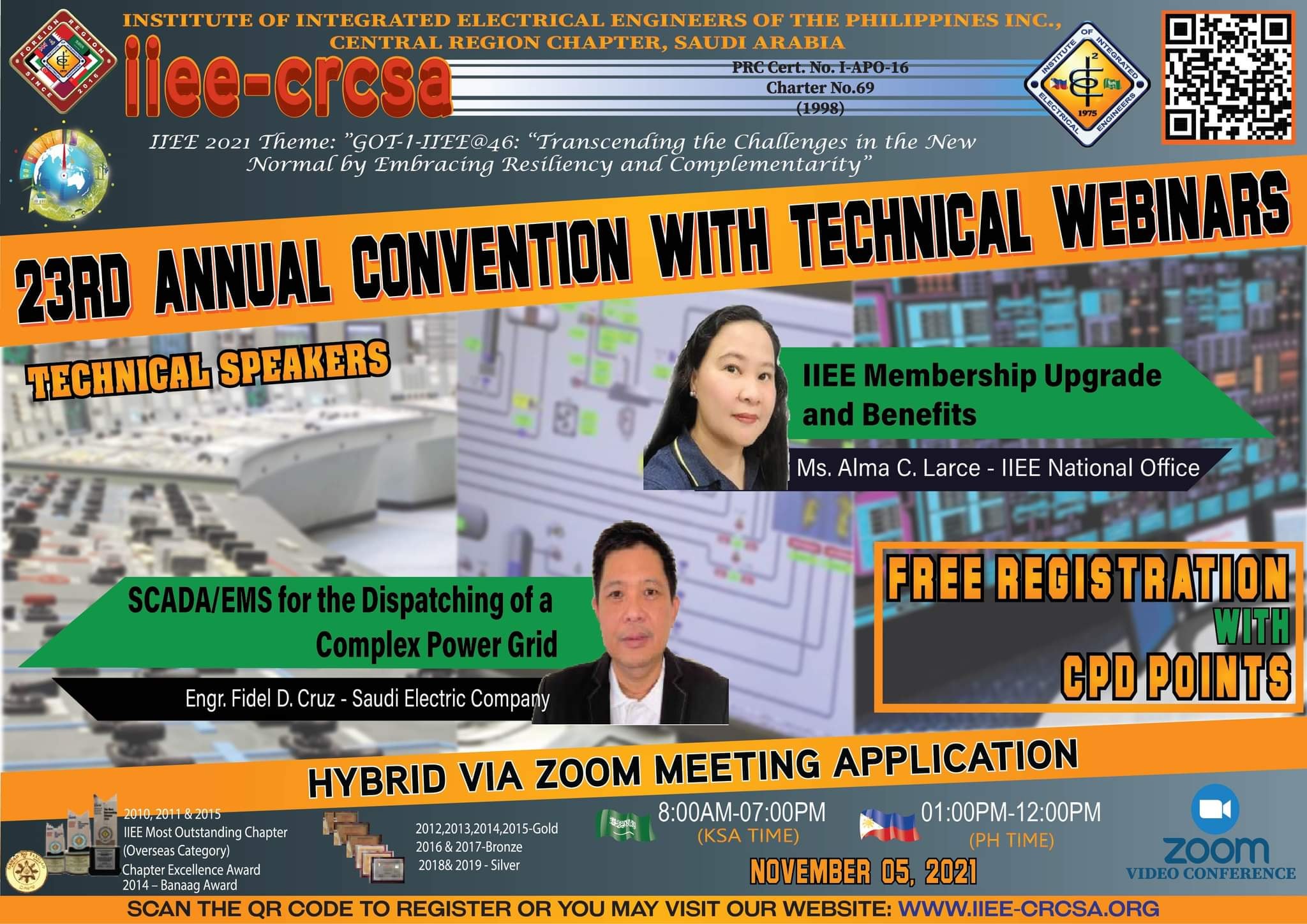 23rd Annual Chapter Convention with Technical Webinars