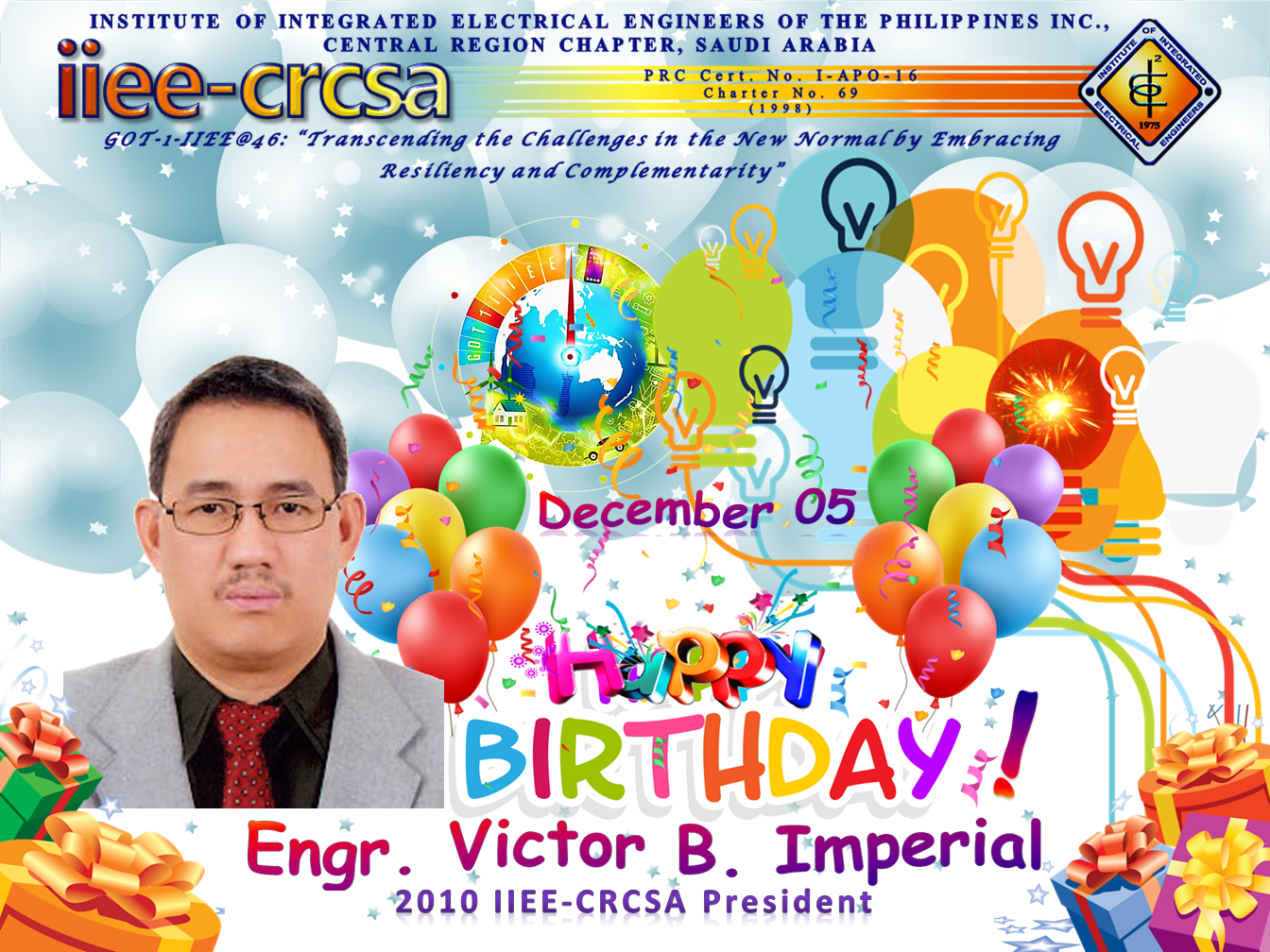 Happy Birthday Engr. Victor!!!