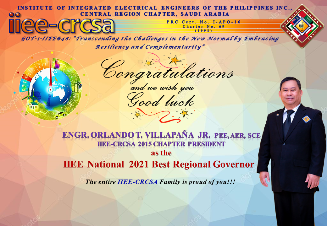 Congratulations Engr. Orlando T. Villapaña!!!