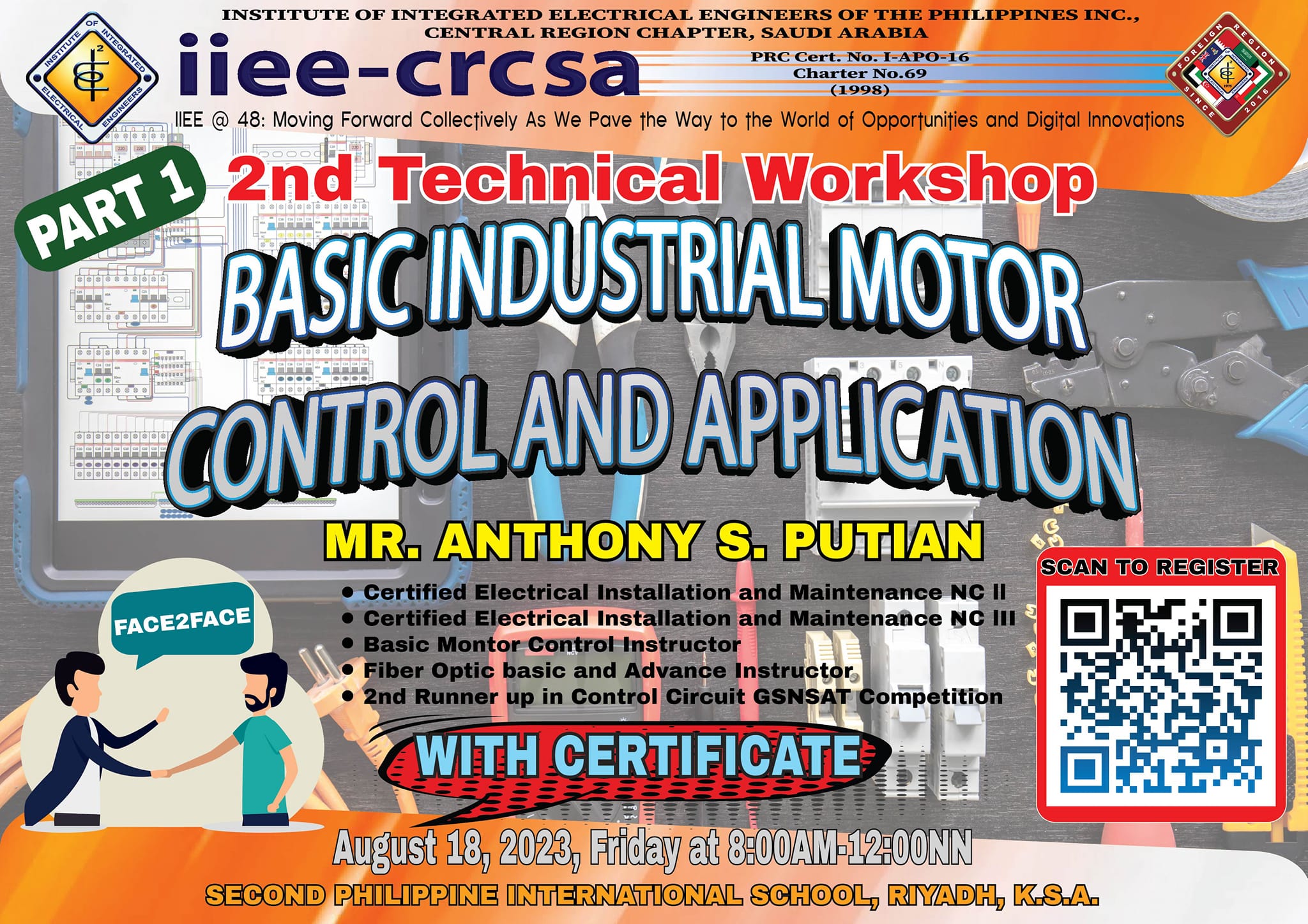 2nd Technical Workshop with a topic of “Basic Industrial Motor Control and Application