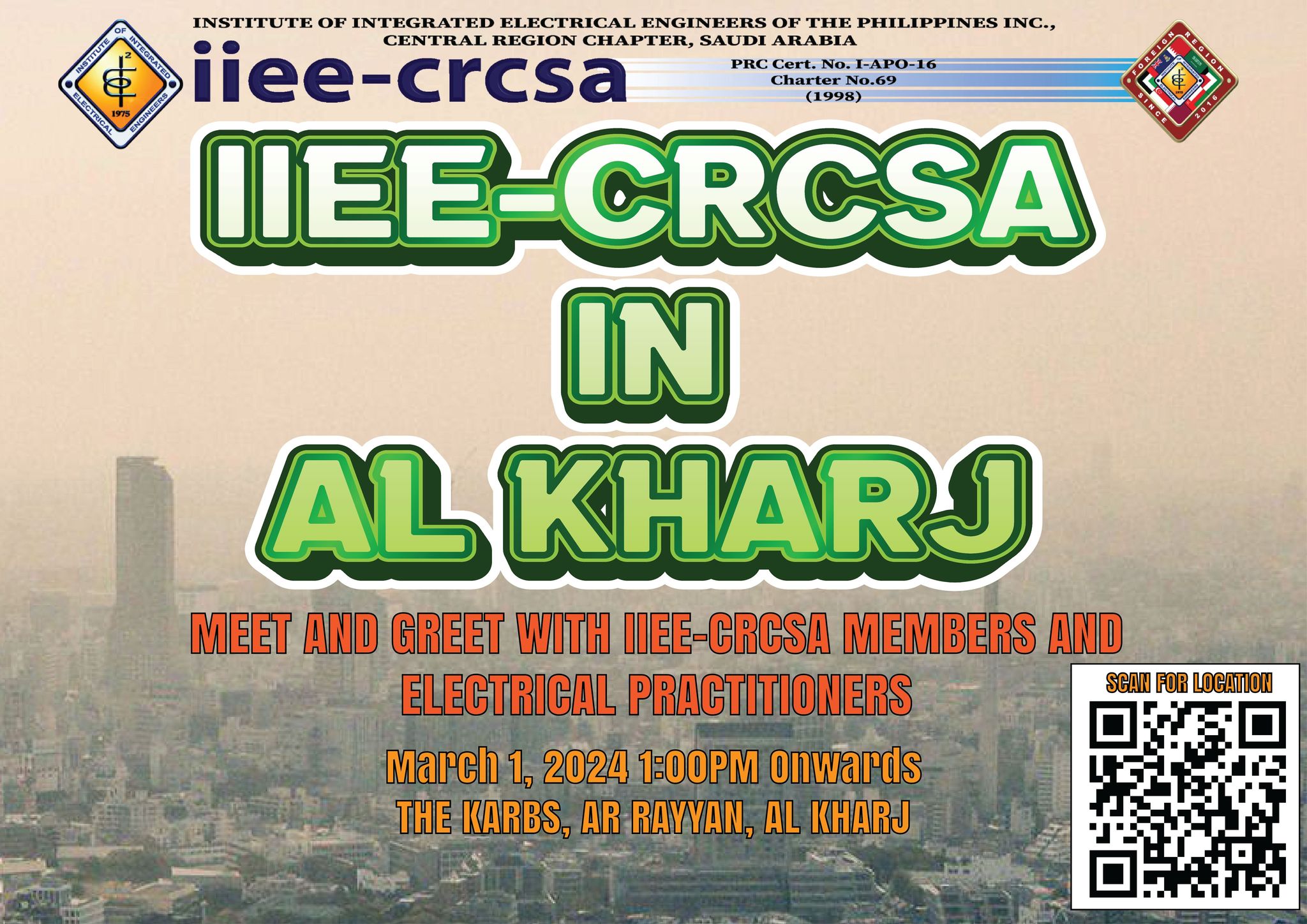 IIEE-CRCSA is in AL-KHARJ