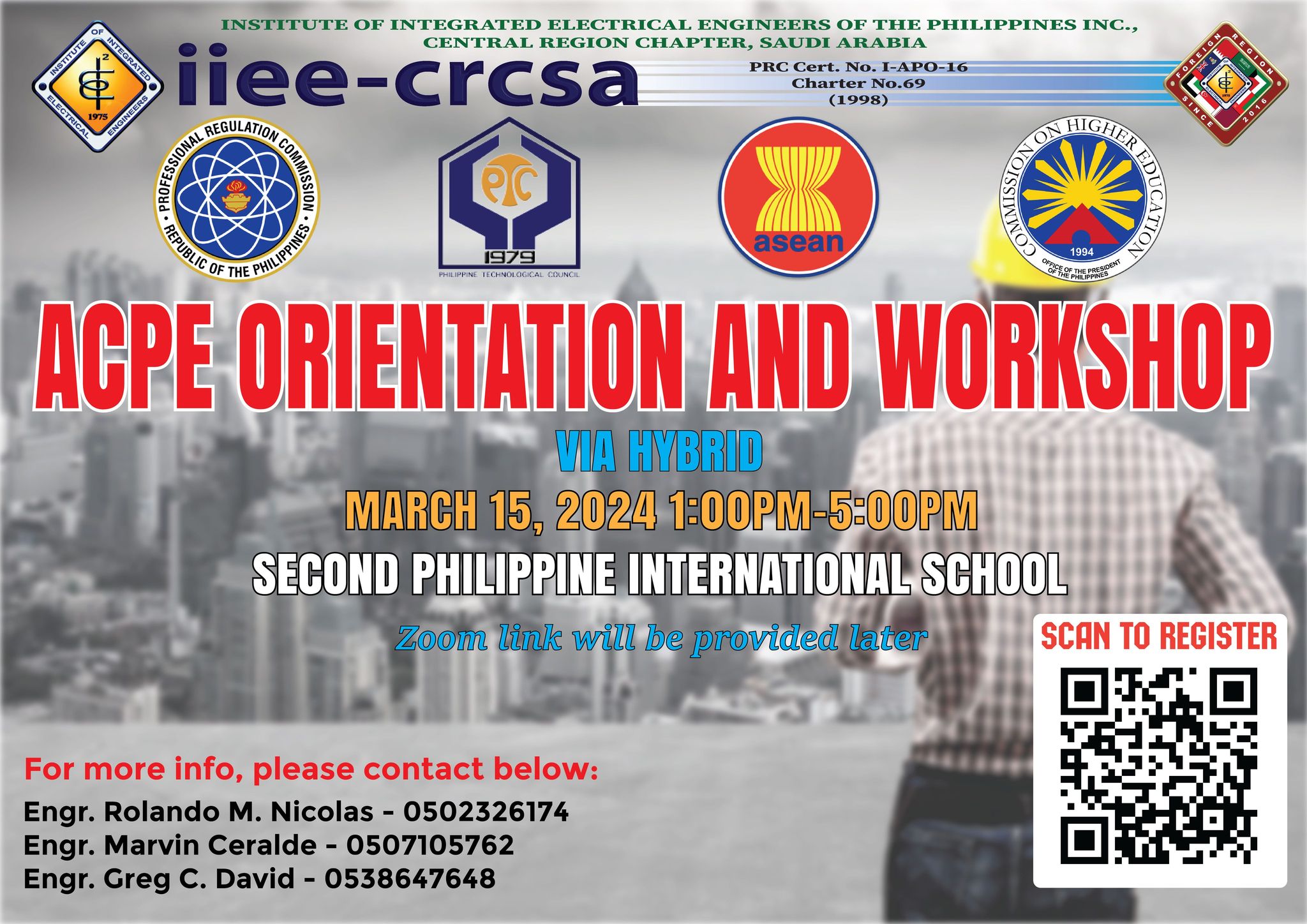 ACPE Orientation and Workshop