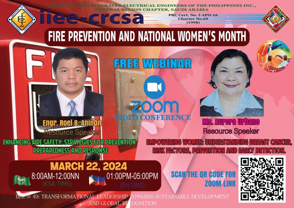 Fire Prevention and National Women's Month IIEECRCSA