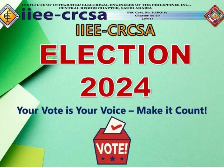 IIEE – CRCSA Election 2024