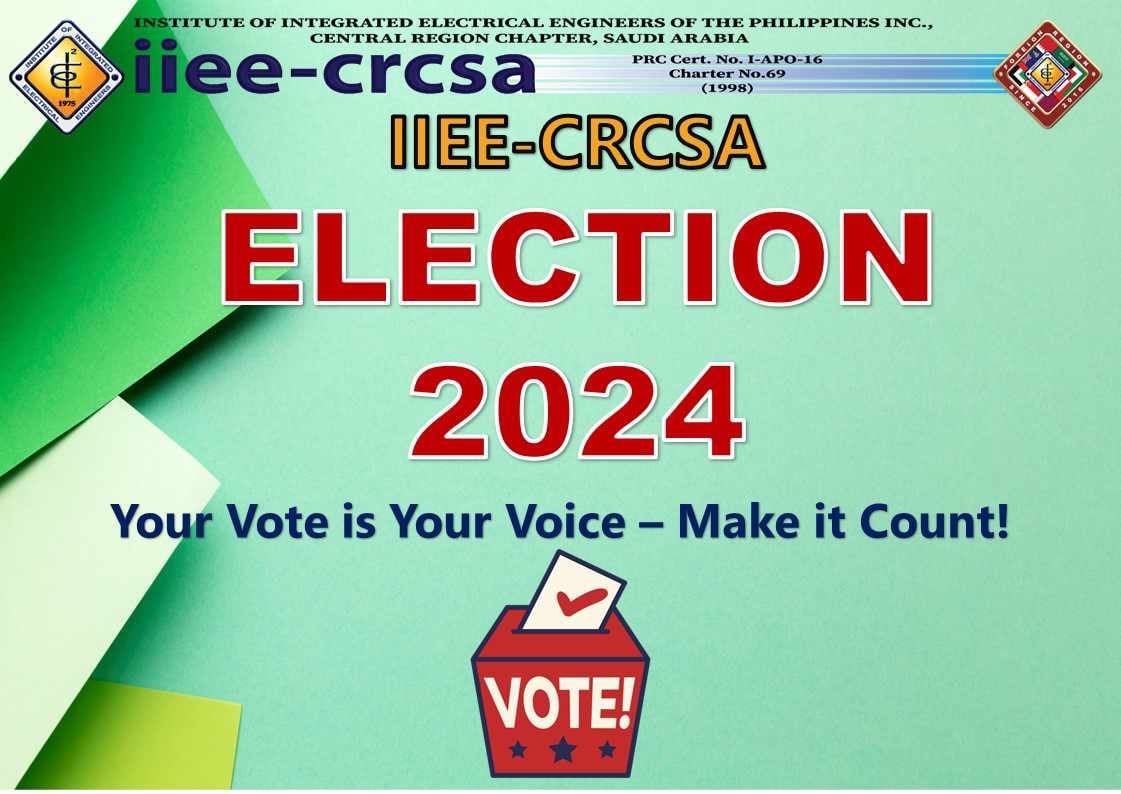 IIEE – CRCSA Election 2024